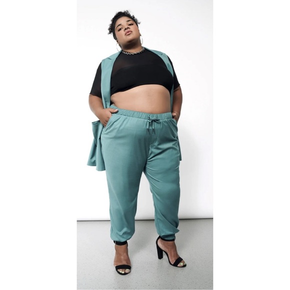 Wildfang The Empower Drawstring Jogger Pant NWT Unisex Large Marine Blue New - Picture 4 of 15